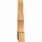 Ekena Millwork Richland Rough Sawn Timber Gable Bracket, Western Red Cedar, 72"W x 30"H x 4"D x 6"F, 10/12 Pitch GBW072X30X0406RIC00RWR - alternate 2
